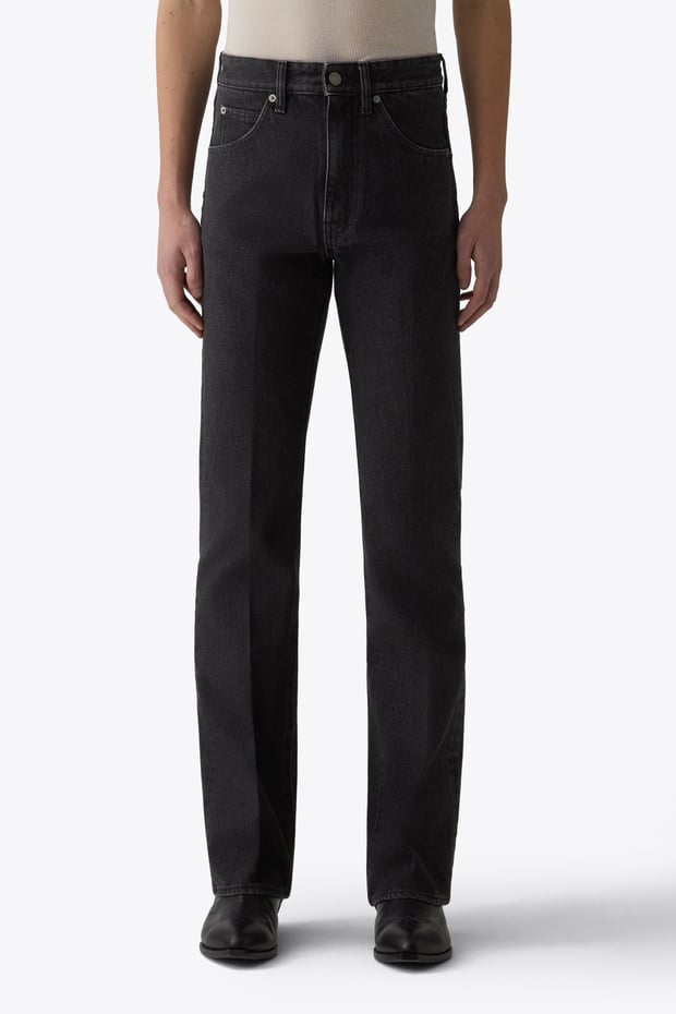 Blk Dnm JEANS 77 FLAT BLACK