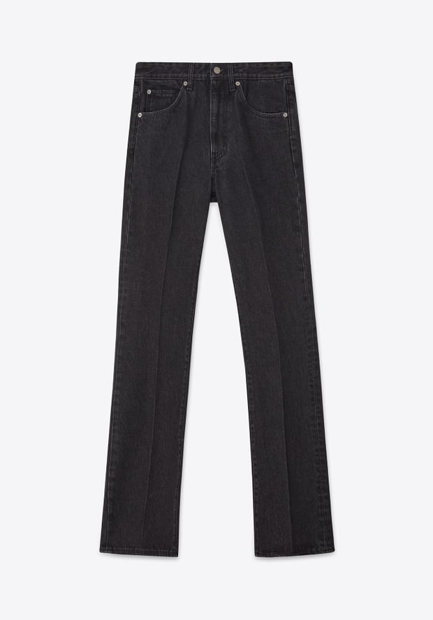 Blk Dnm JEANS 77 FLAT BLACK