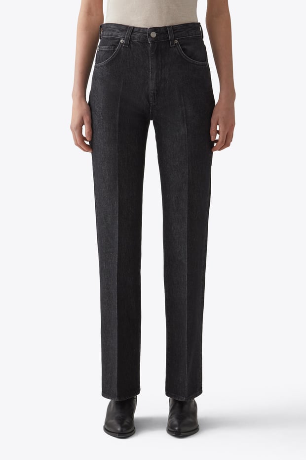 Blk Dnm JEANS 78 FLAT BLACK