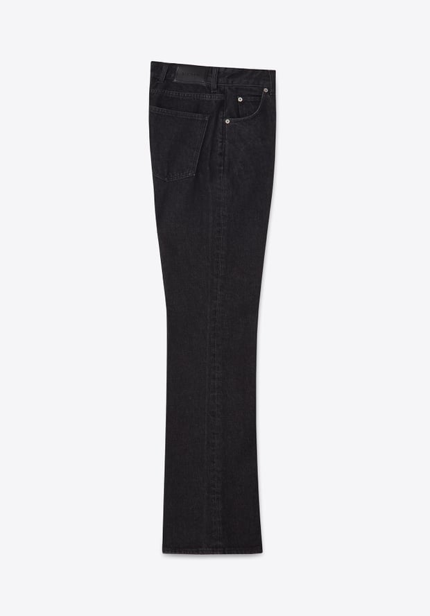 Blk Dnm JEANS 78 FLAT BLACK