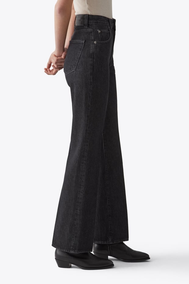 blk dnm JEANS 78 FLAT BLACK