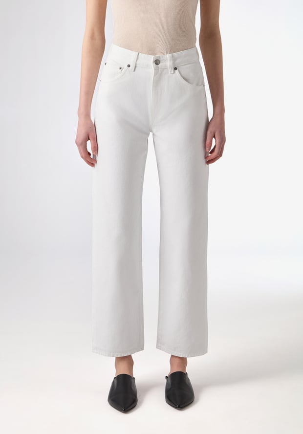 Blk Dnm JEANS 98 WHITE
