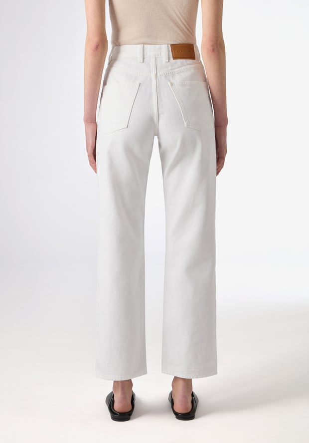 Blk Dnm JEANS 98 WHITE
