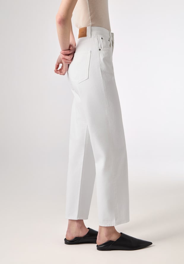 blk dnm JEANS 98 WHITE