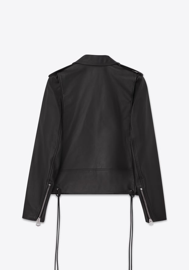 Blk Dnm LEATHER JACKET 15 BLACK