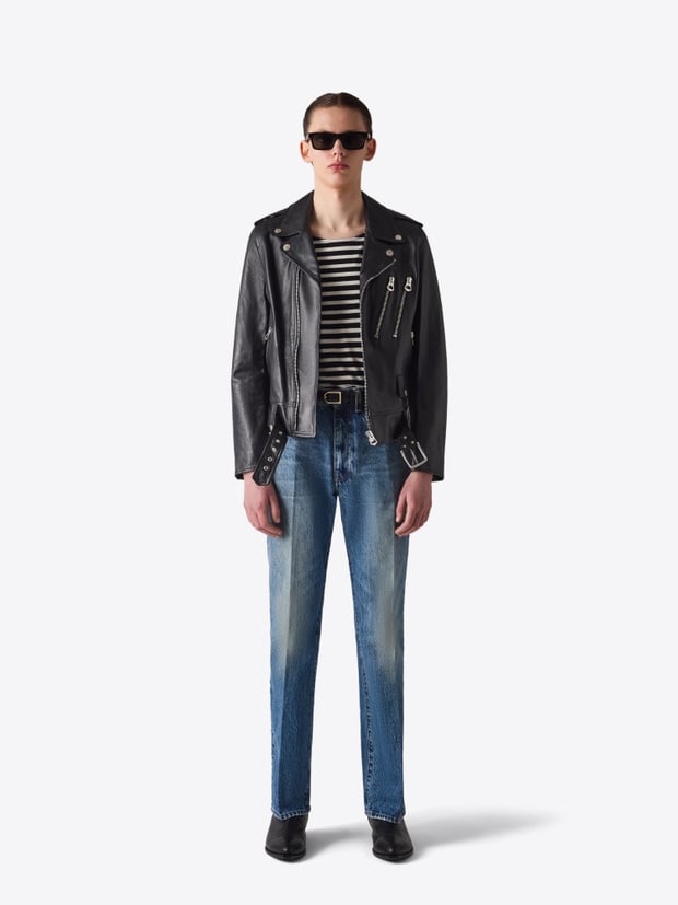 blk dnm LEATHER JACKET 15 BLACK