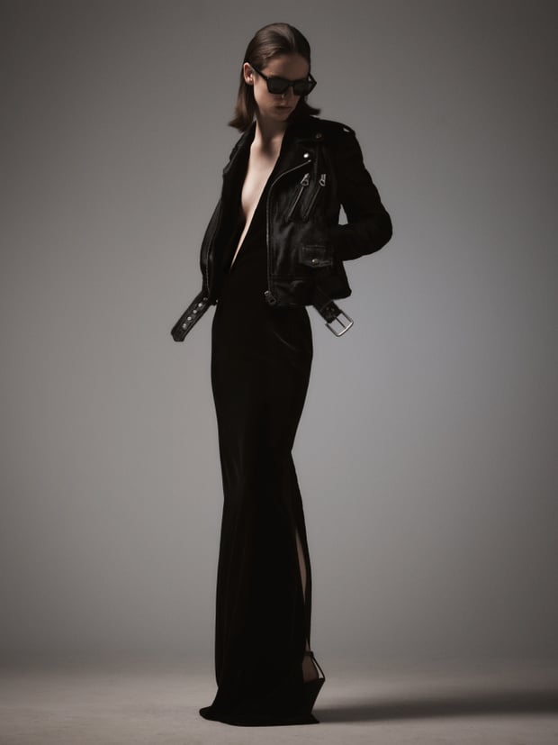 Blk Dnm LEATHER JACKET 16 CONNECTED FASHION