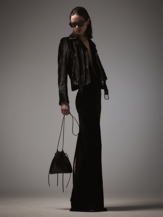 Blk Dnm LEATHER JACKET 16 CONNECTED FASHION