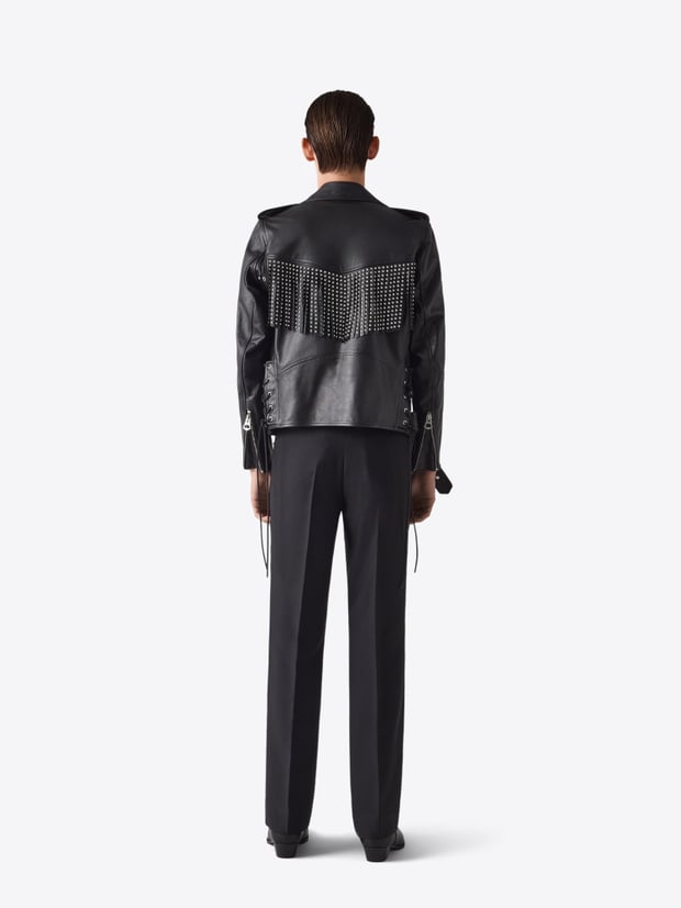 Blk Dnm LEATHER JACKET 17 BLACK