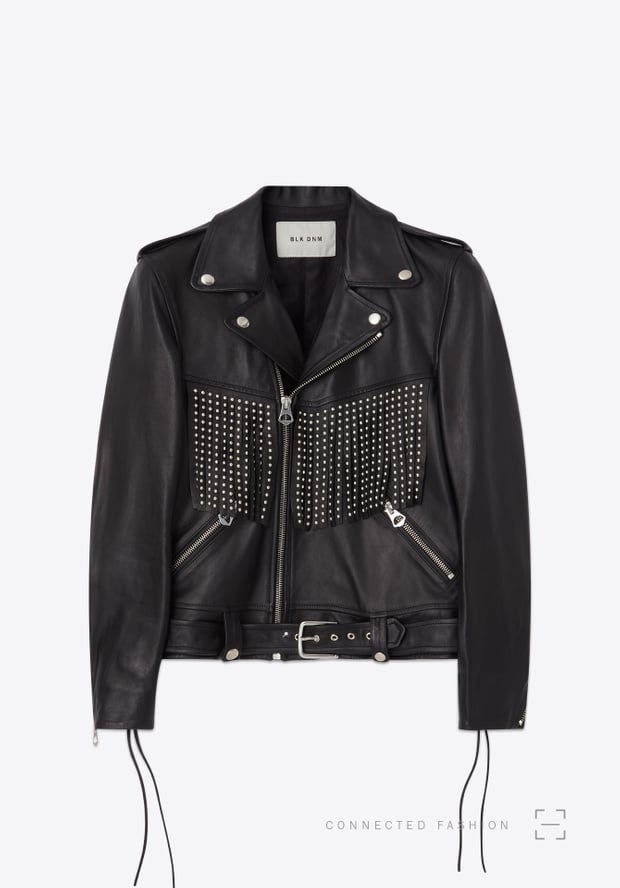 Blk Dnm LEATHER JACKET 17 BLACK
