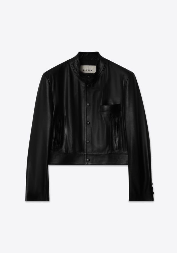 Blk Dnm LEATHER JACKET 63 BLACK