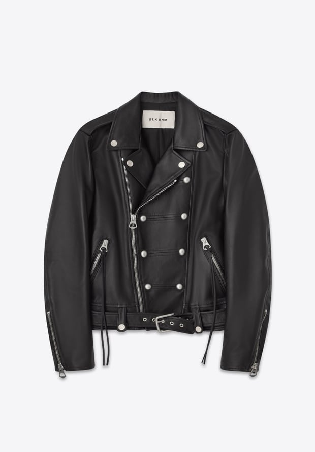 Blk Dnm LEATHER JACKET 65 BLACK