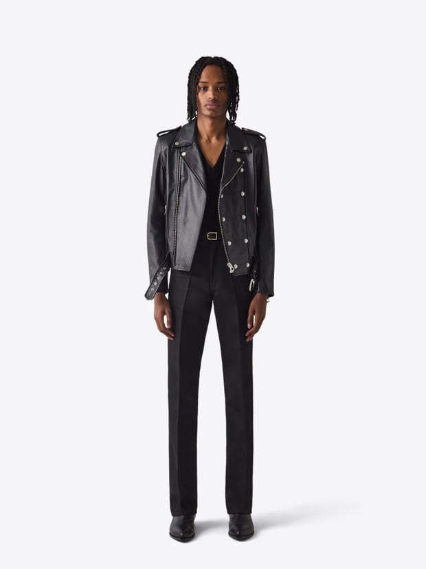 blk dnm LEATHER JACKET 65 BLACK