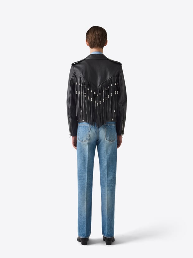 Blk Dnm LEATHER JACKET 69 BLACK