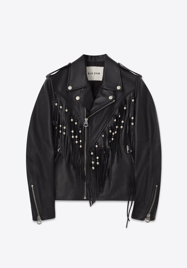 Blk Dnm LEATHER JACKET 69 BLACK