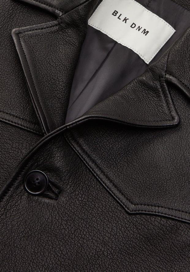 Blk Dnm LEATHER JACKET 75 CONNECTED FASHION