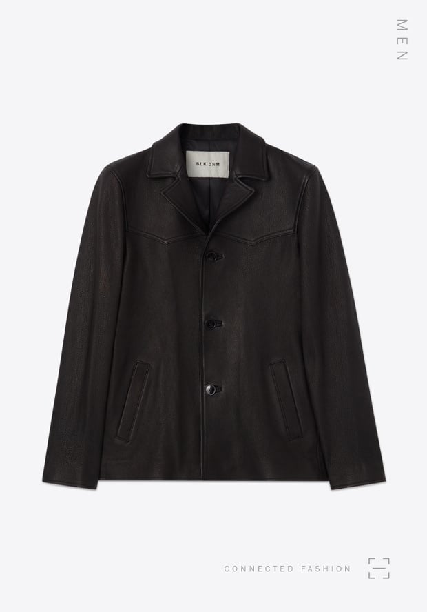 blk dnm LEATHER JACKET 75 CONNECTED FASHION