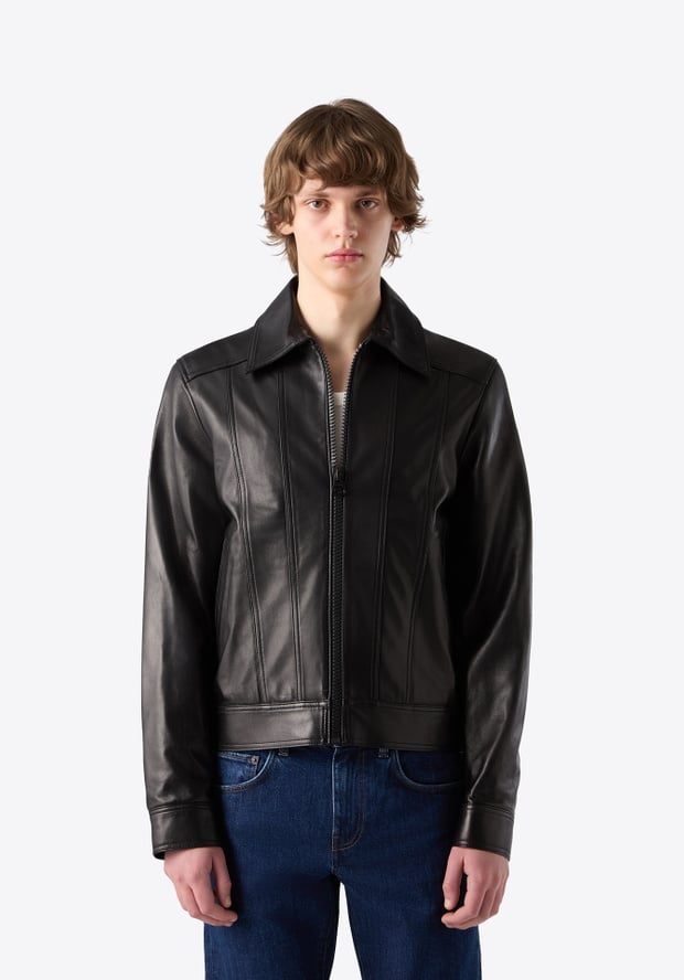 blk dnm LEATHER JACKET 79 BLACK