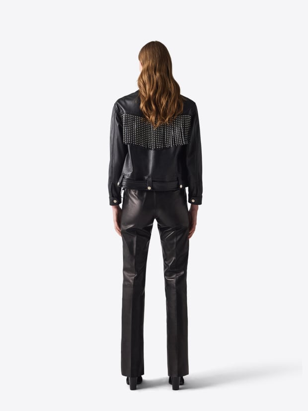 Blk Dnm LEATHER JACKET 94 CONNECTED FASHION