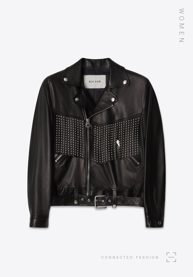 Blk Dnm LEATHER JACKET 94 CONNECTED FASHION