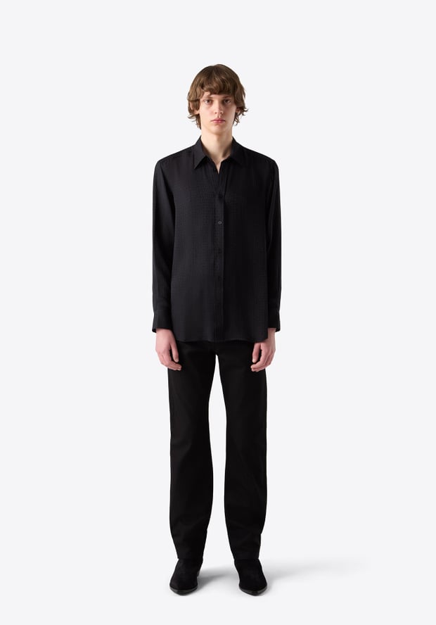 blk dnm SHIRT 01 BLACK BLK DNM PRINT