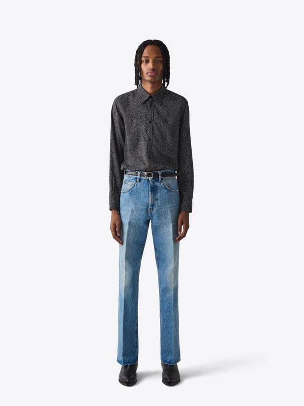 blk dnm SHIRT 01 BLACK MINI DOT