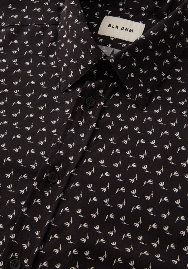Blk Dnm SHIRT 01 FLORAL
