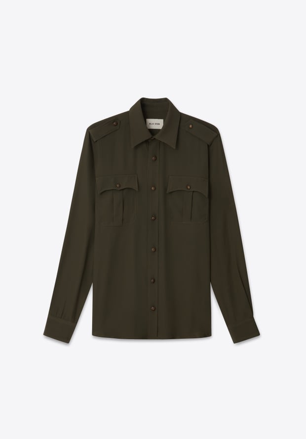 Blk Dnm SHIRT 04 SAFARI GREEN