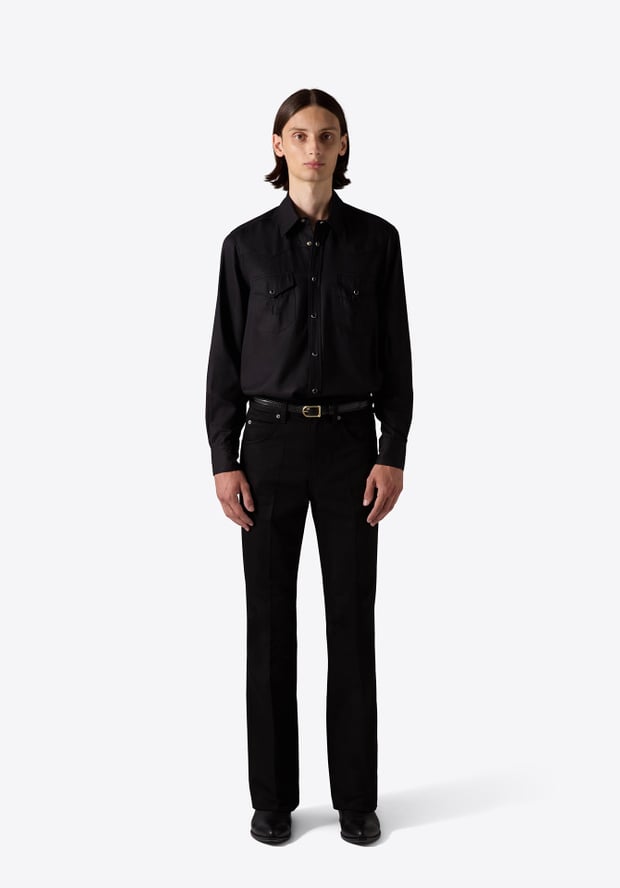 blk dnm SHIRT 15 BLACK