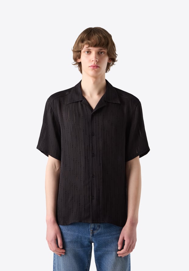 blk dnm SHIRT 55 BLACK JACQUARD