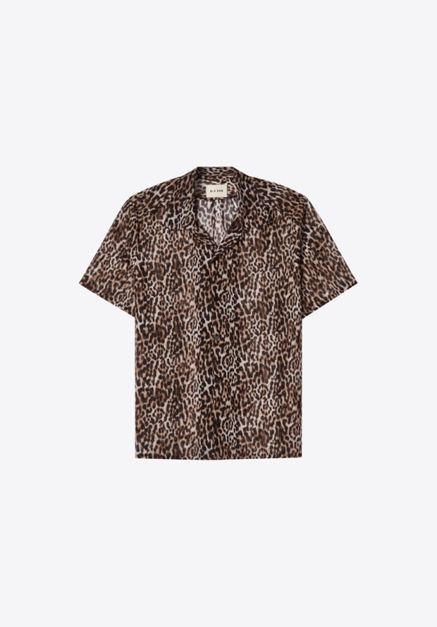 Blk Dnm SHIRT 55 BROWN LEO