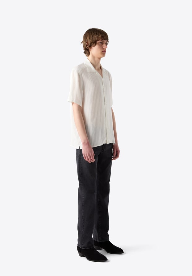 Blk Dnm SHIRT 55 OFF WHITE JACQUARD