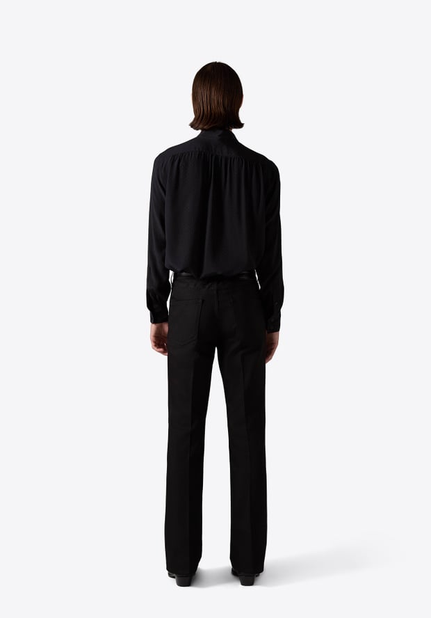 Blk Dnm SHIRT 69 BLACK DOT JACQUARD