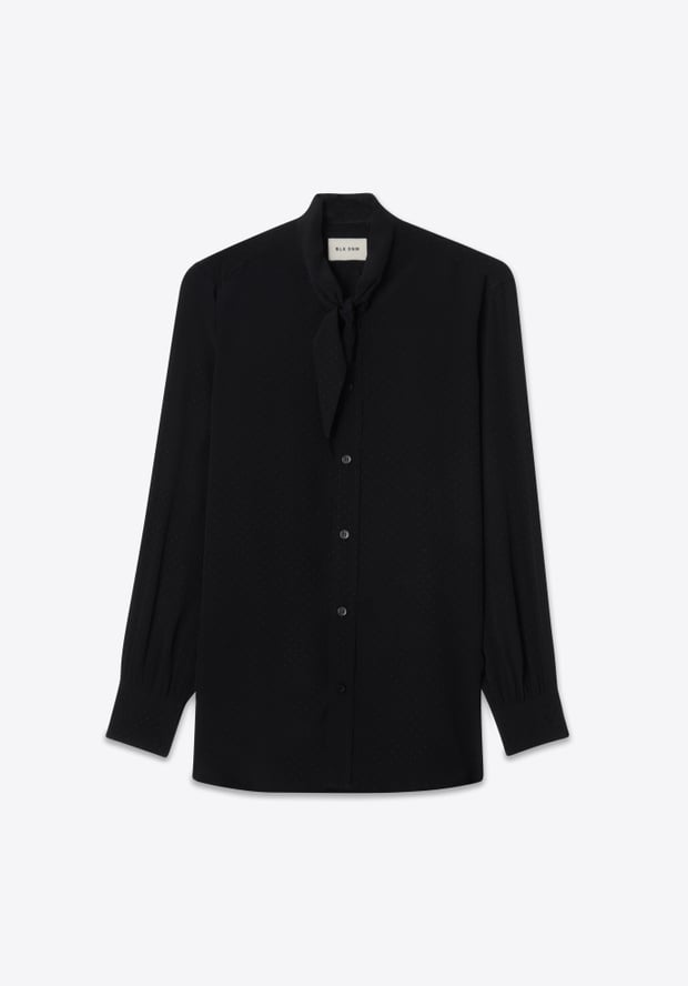 Blk Dnm SHIRT 69 BLACK DOT JACQUARD