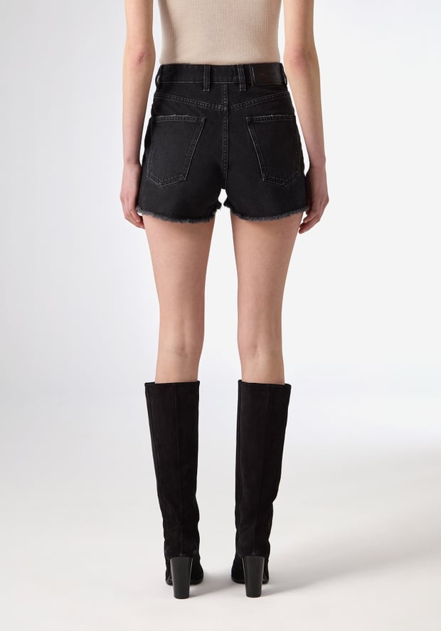 Blk Dnm SHORTS 92 FLAT BLACK
