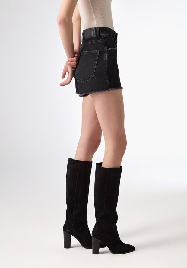 Blk Dnm SHORTS 92 FLAT BLACK