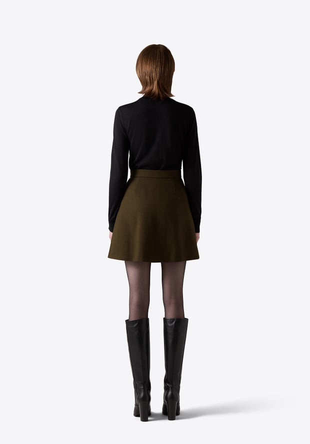 Blk Dnm SKIRT 74