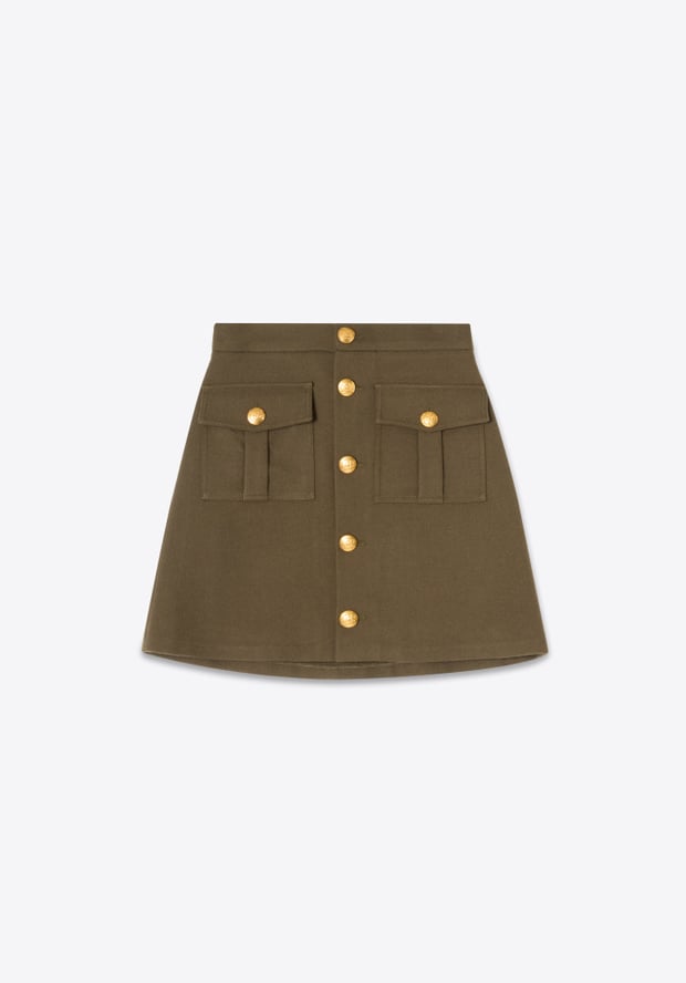 Blk Dnm SKIRT 74
