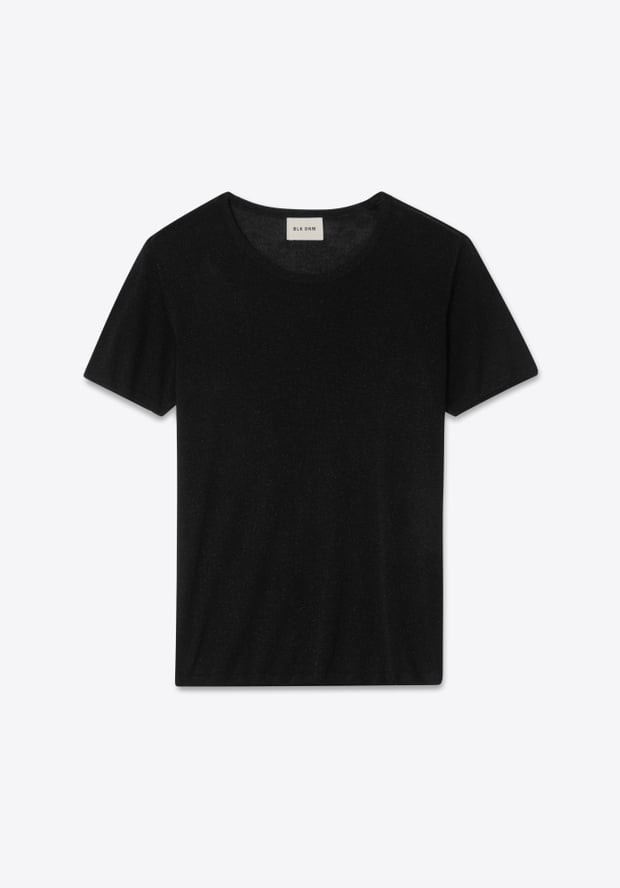 Blk Dnm SWEATER TEE 52 BLACK METALLIC
