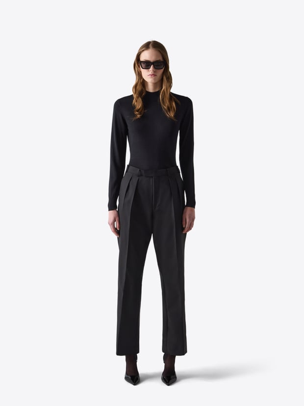 blk dnm TROUSER 52 BLACK