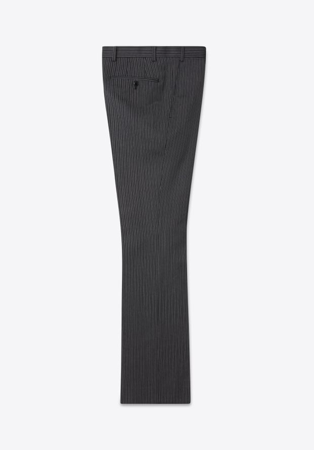 Blk Dnm TROUSER 77 BLACK BRIT STRIPE
