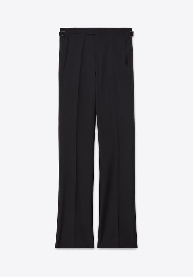 Blk Dnm TROUSER 77 BLACK TUX WOOL