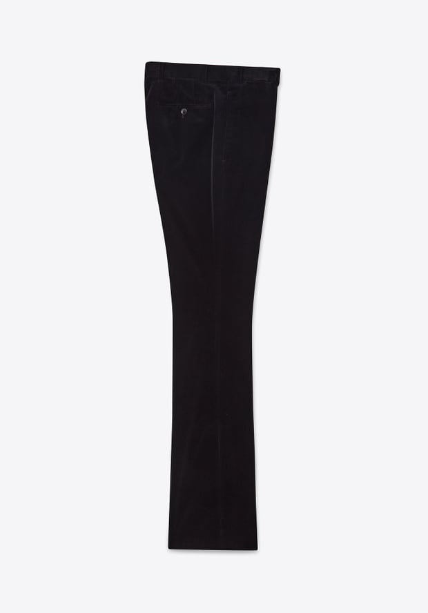 Blk Dnm TROUSER 77 BLACK VELVET