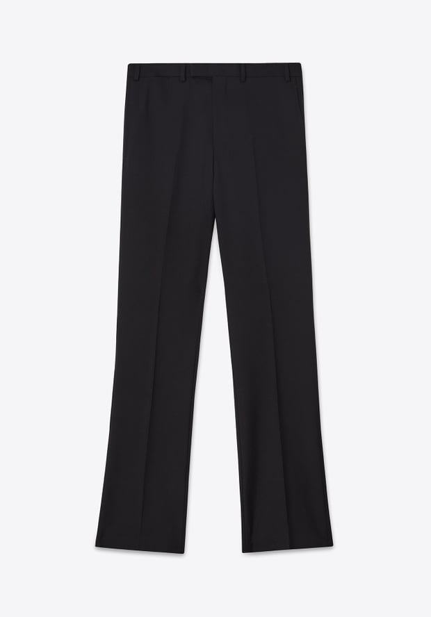 Blk Dnm TROUSER 77 BLACK WOOL