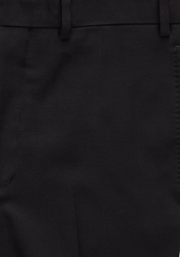 Blk Dnm TROUSER 77 BLACK WOOL