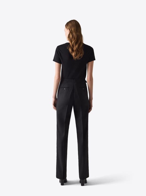 Blk Dnm TROUSER 78 BLACK TUX WOOL