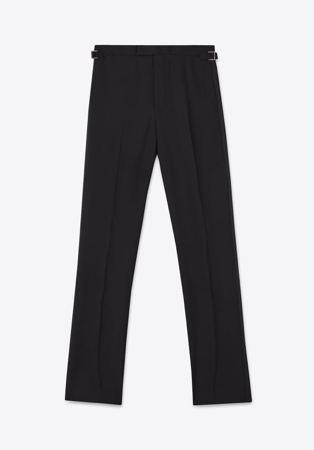 Blk Dnm TROUSER 78 BLACK TUX WOOL