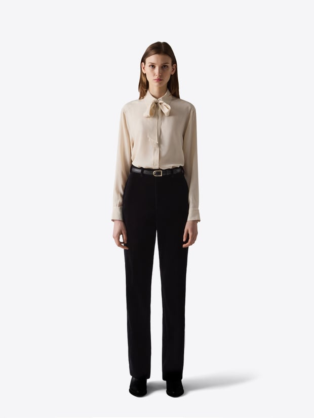 blk dnm TROUSER 78 BLACK VELVET