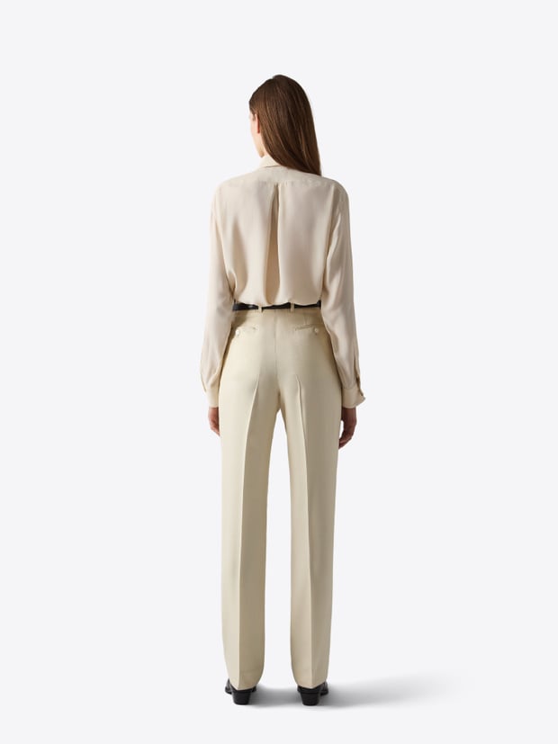 Blk Dnm TROUSER 78 CREAM