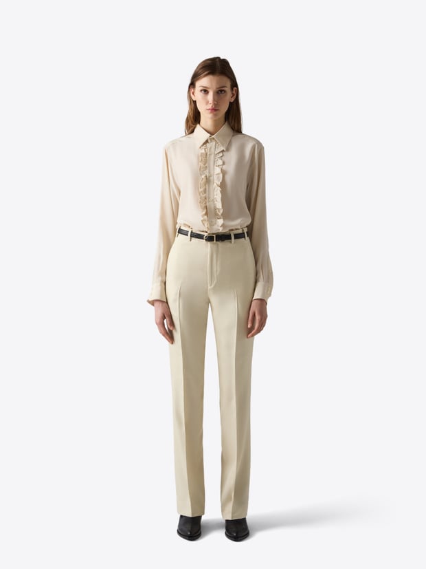 blk dnm TROUSER 78 CREAM